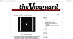 Desktop Screenshot of news.vanguardcameroon.com